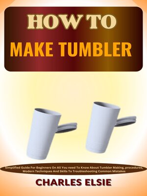 cover image of HOW TO MAKE TUMBLER